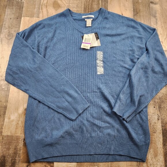 Mens Geoffery Beene Super Soft size 2XL Long Sleeve Pullover Fleece Sweater - Picture 2 of 8